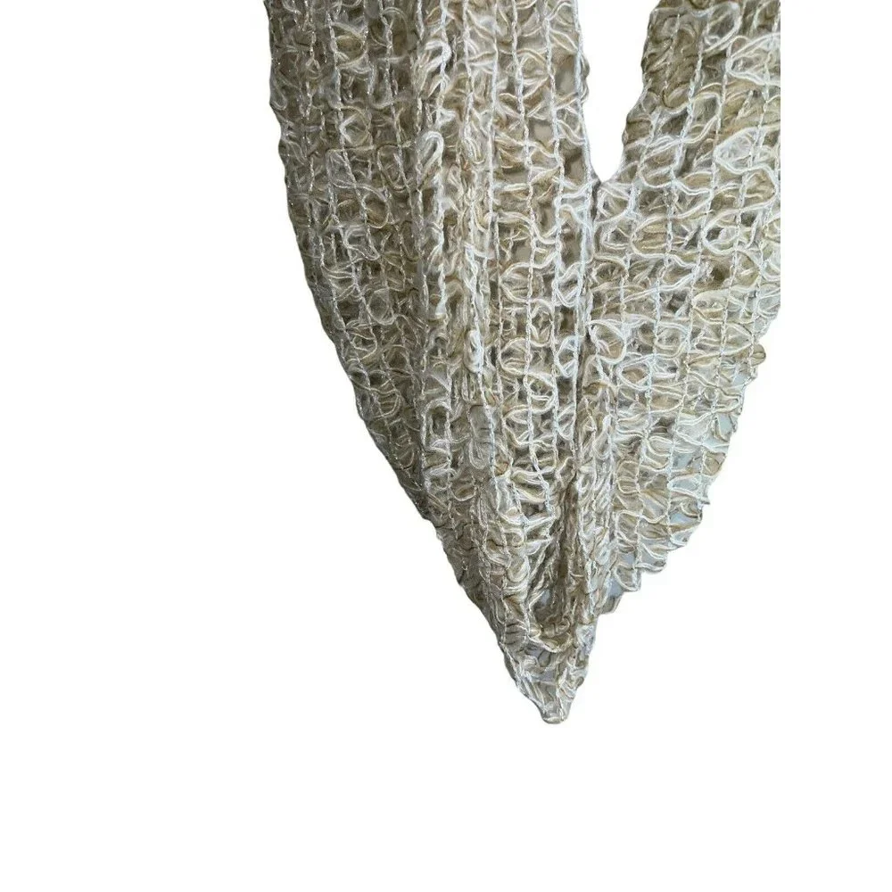 Steve Madden Loose Weave Infinity Scarf (Camel) Retail $44.00